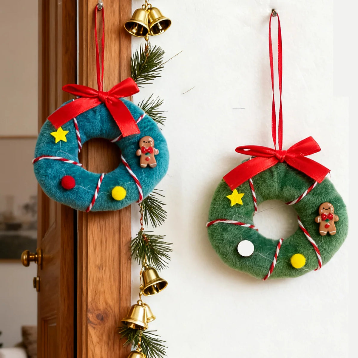 Plush Christmas Tree Ornaments – Round Doll Pendants & Decor Christmas Tree Ornament Babs