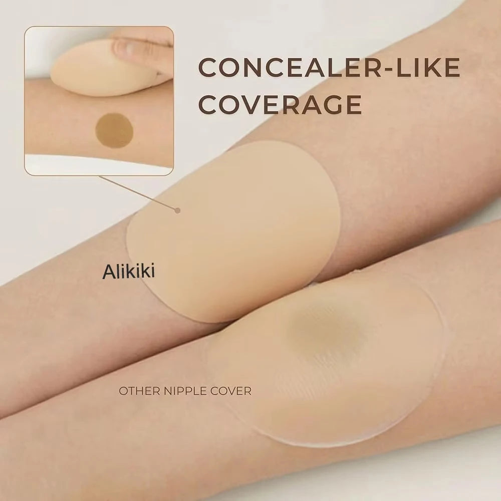 Reusable Silicone Nipple Covers – Invisible Adhesive Pasties Nipple Covers Babs