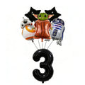 Robot Birthday Party Decorations Set – Balloons, Plates & More Party Decoration Set Babs Balloons set-3 others