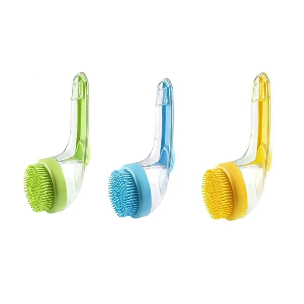 2-in-1 Pet Bath Brush | Silicone Dog Wash & Hair Removal Comb Pet Grooming Brush Babs