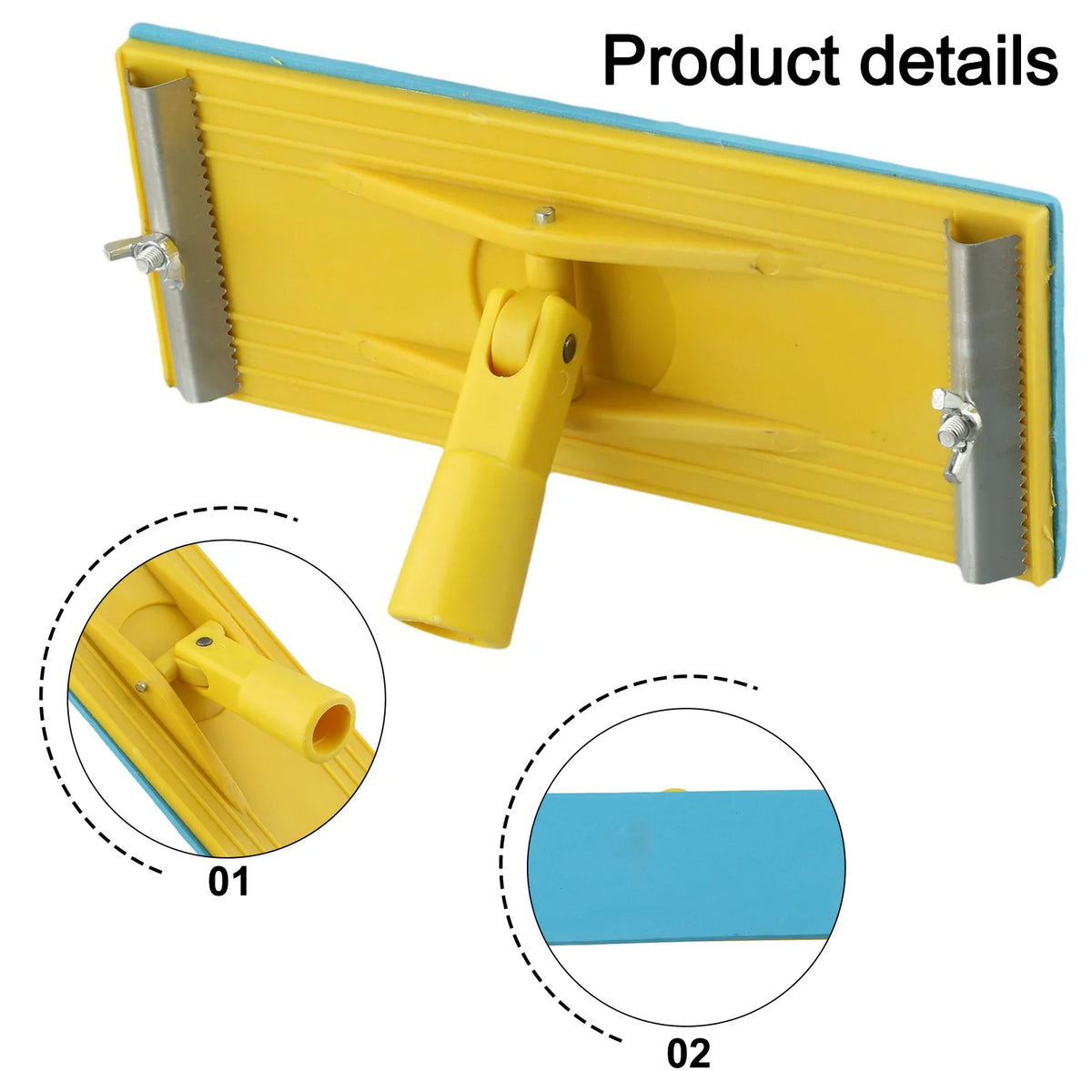 Plastic Hand Sander Holder – Sandpaper Clip for Drywall Hand Sander Holder Babs