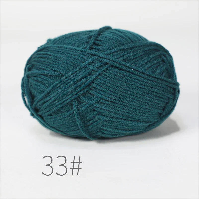 10 Balls 500g Soft Milk Cotton Yarn for Knitting & Crochet