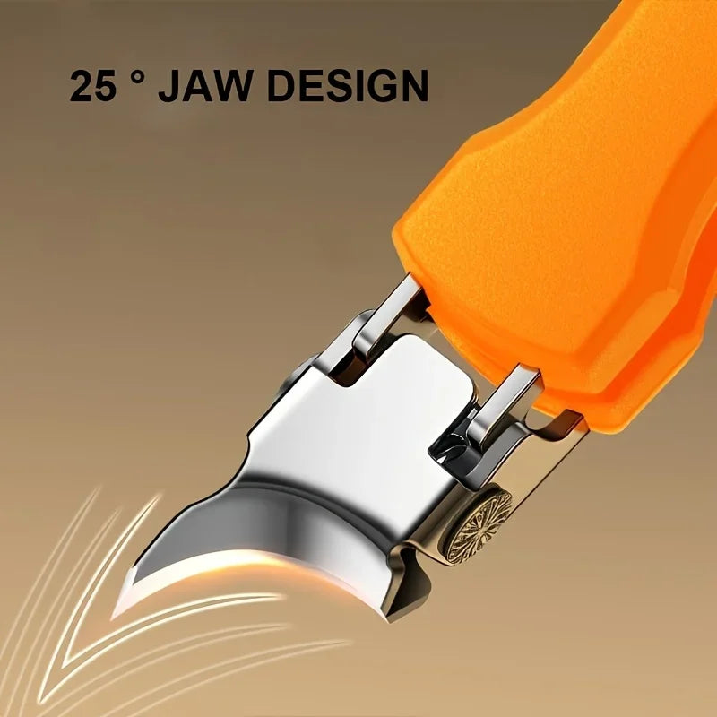 Professional Toenail Clippers for Thick Nails – Ergonomic Grip Toenail Clipper Babs