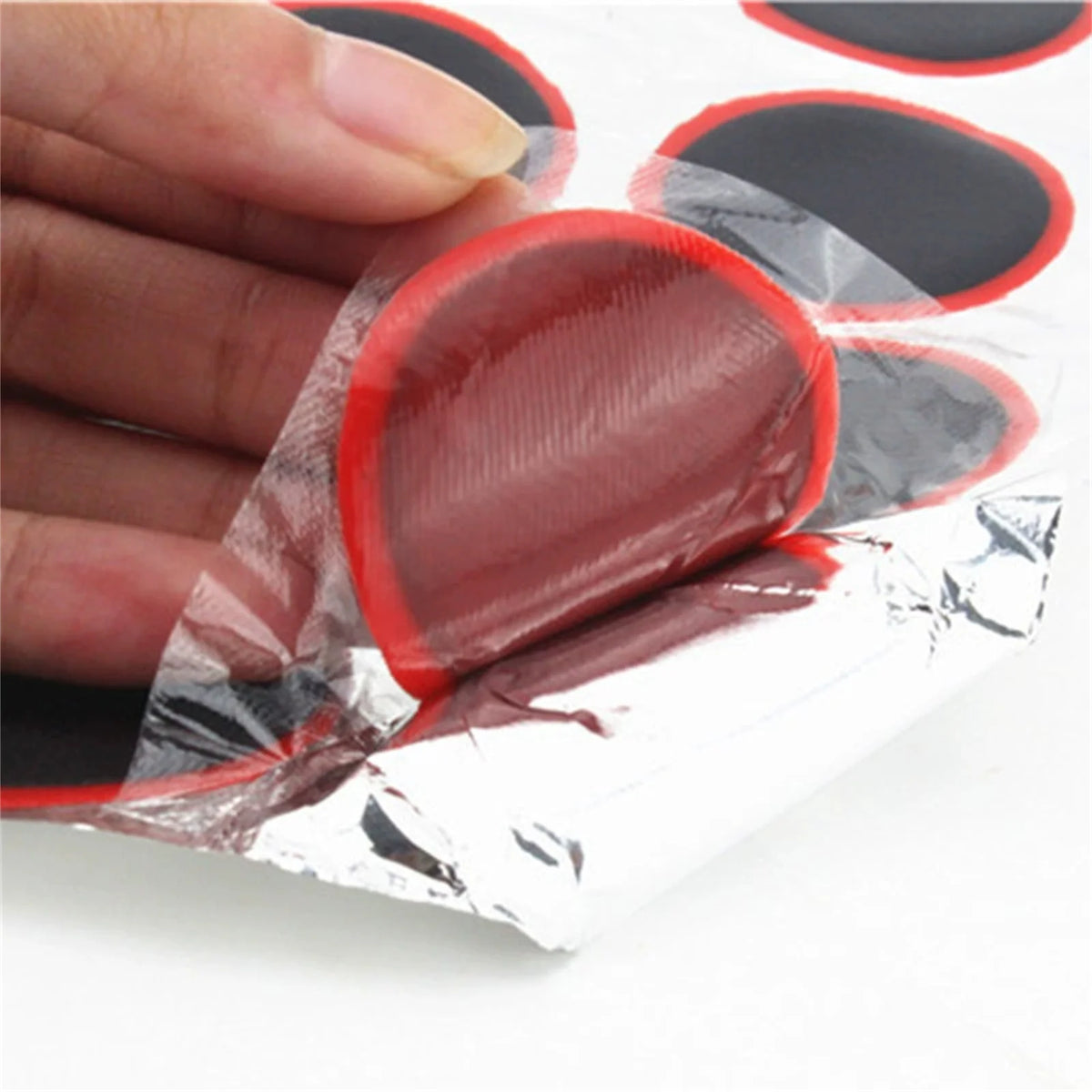 48pcs No-Glue Bicycle Tire Repair Patches – Inner Tube Kit Tire Repair Kit Babs