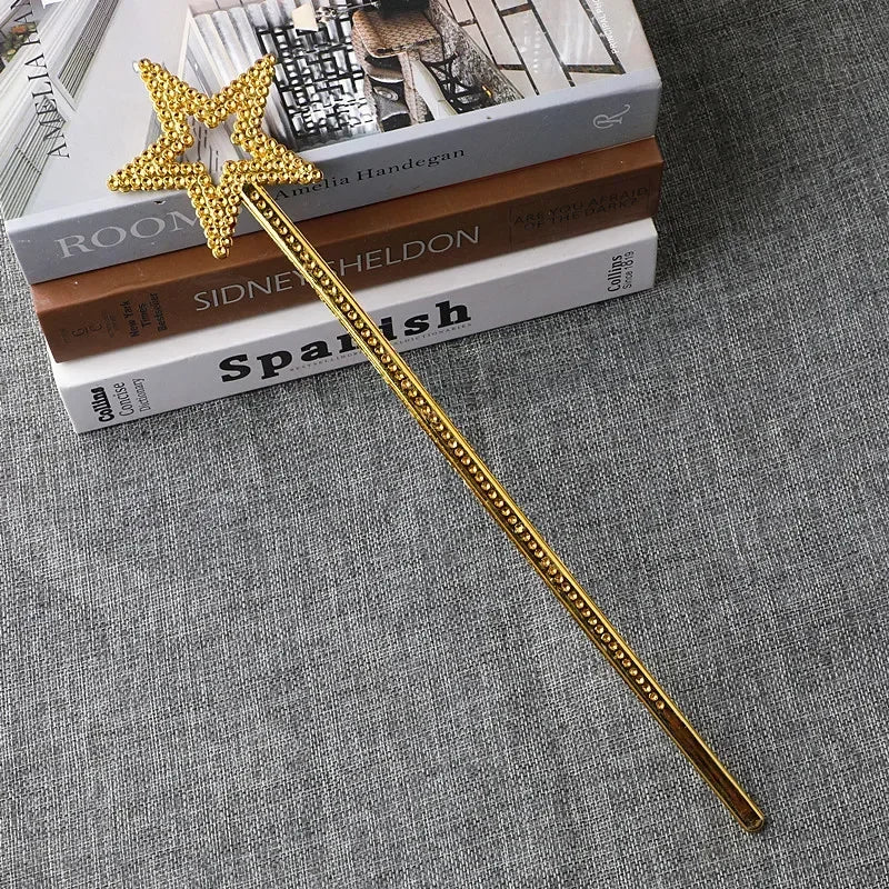 10pcs Star Magic Wands 13" Fairy Princess Gold Silver Party Set Costume Wand Set Babs