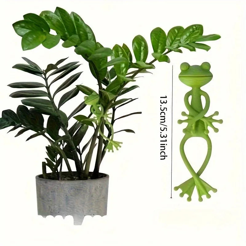 5-Pack Green Frog Plant Stands for Small Potted Plants Plant Stand Set Babs