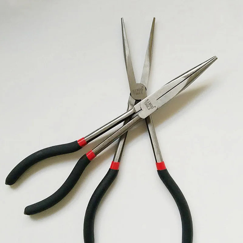 Needle-Nose Fishing Pliers – Carbon Steel Curved & Straight Head Fishing Pliers Babs