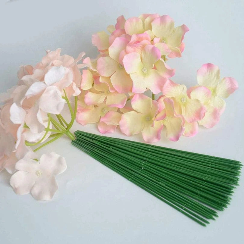 Green Iron Wire Flower Stems – DIY Bouquets & Floral Décor Floral Wire Stems Babs