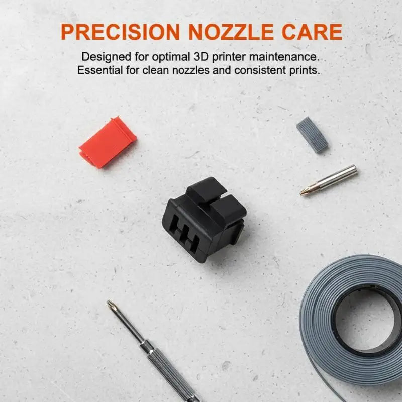 Silicone Nozzle Wiper Brush for Bambu Lab H2D H2S P2S Nozzle Cleaning Brush Babs