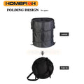 Pop-Up Folding Trash Can – Portable Camping & Garden Bin Folding Trash Can Babs black 37L
