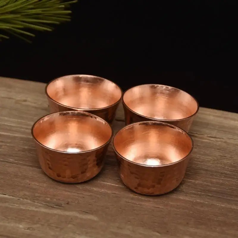 Handmade Hammered Copper Tea & Coffee Cup – Retro Teaware Copper Teacup Babs