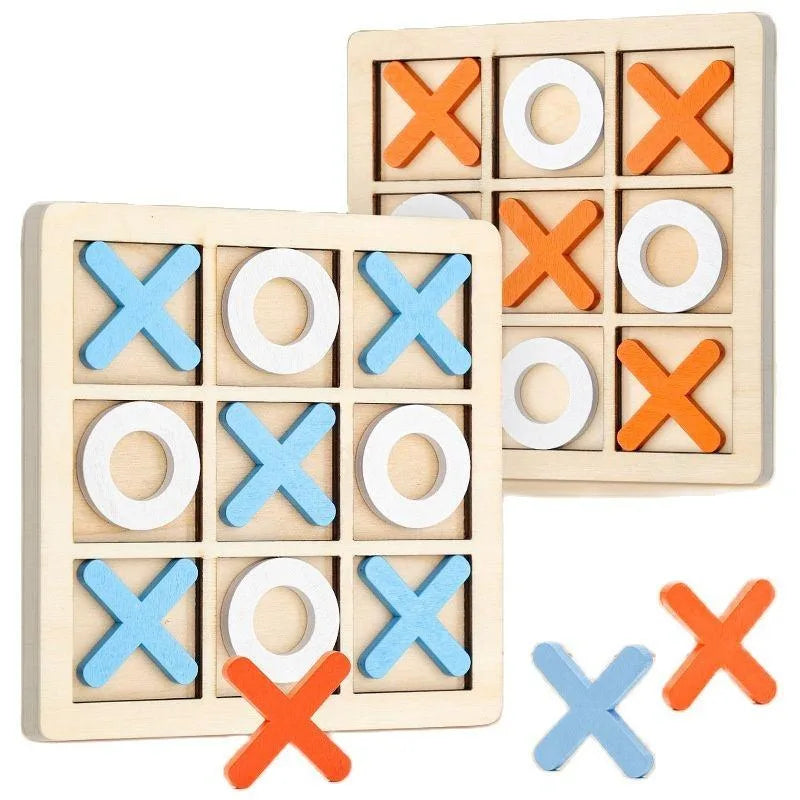 Wooden Mini Chess Puzzle Game – Educational Toy for Kids 3+ Wooden Educational Toy Babs