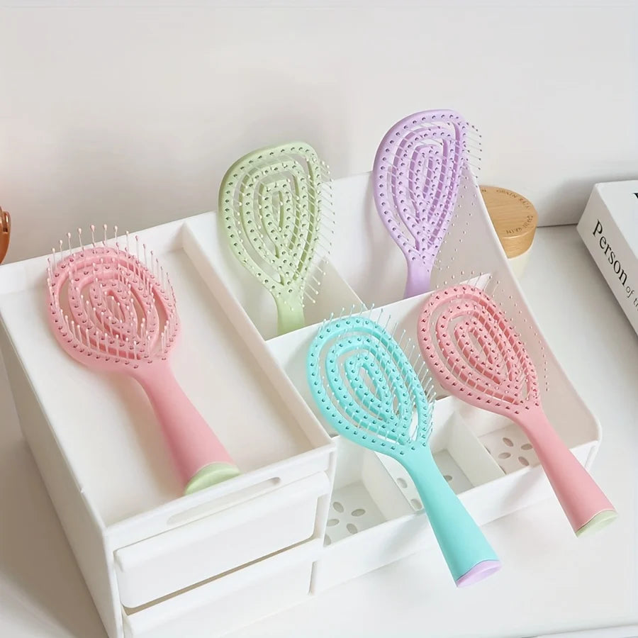 Detangler Hair Brush – Wet & Dry Soft Bristle Travel Brush Detangling Hair Brush Babs