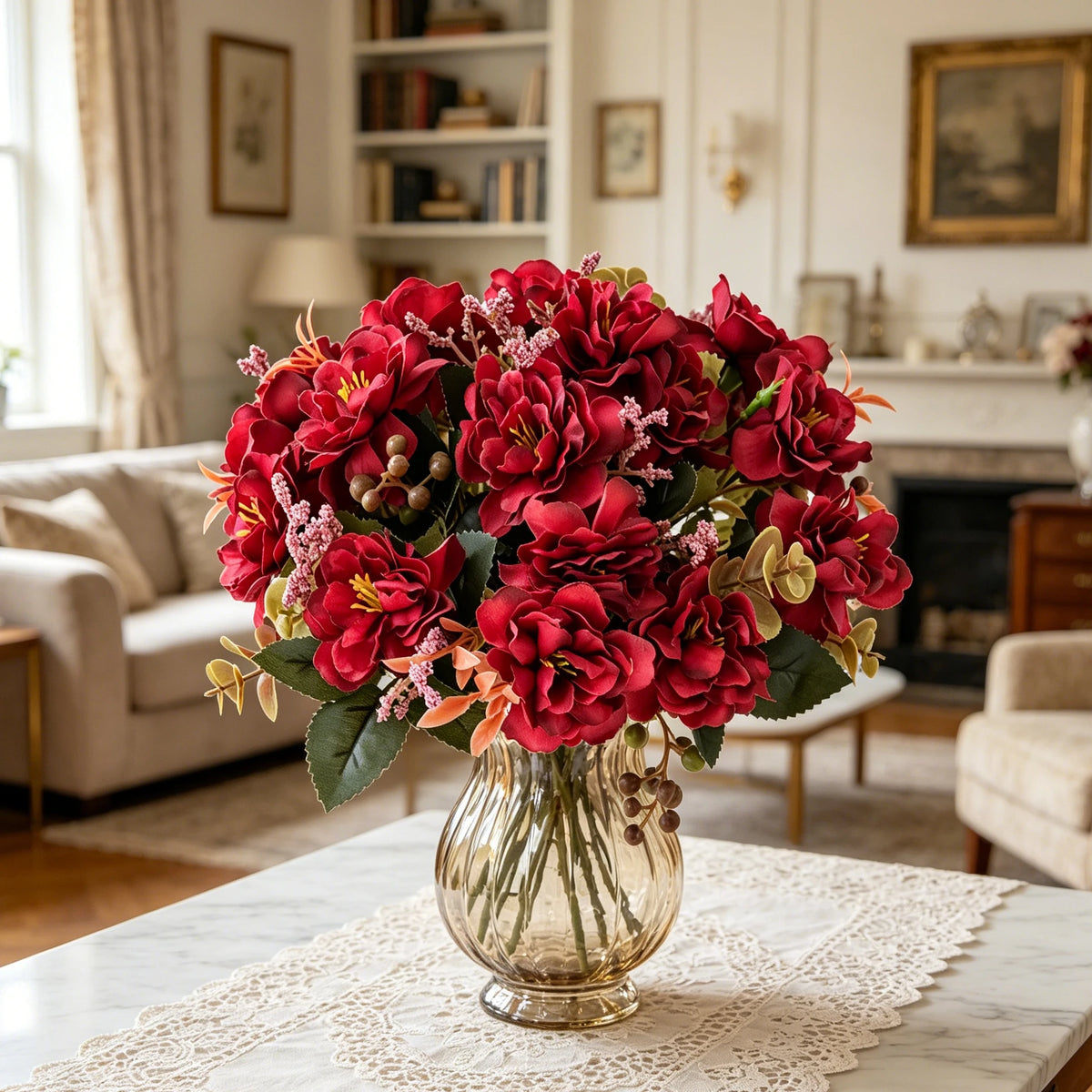 Silk Cherry Blossom Artificial Flowers for Wedding & Home Décor Artificial Silk Flowers Babs