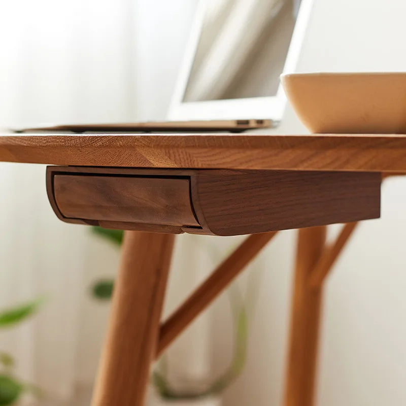 Wooden Under-Desk Pull-Out Storage Drawer | Desk Organizer Desk Storage Drawer Babs