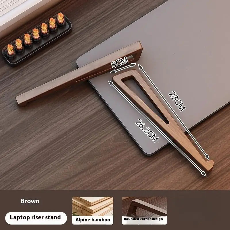 Foldable Bamboo Laptop Stand | Ergonomic 12° Cooling Design Laptop Stand Babs One Size