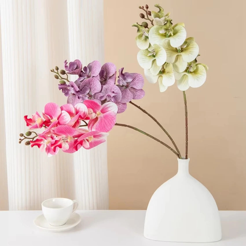 Silk Moth Orchid Artificial Flowers for Wedding & Home Décor Artificial Silk Flowers Babs