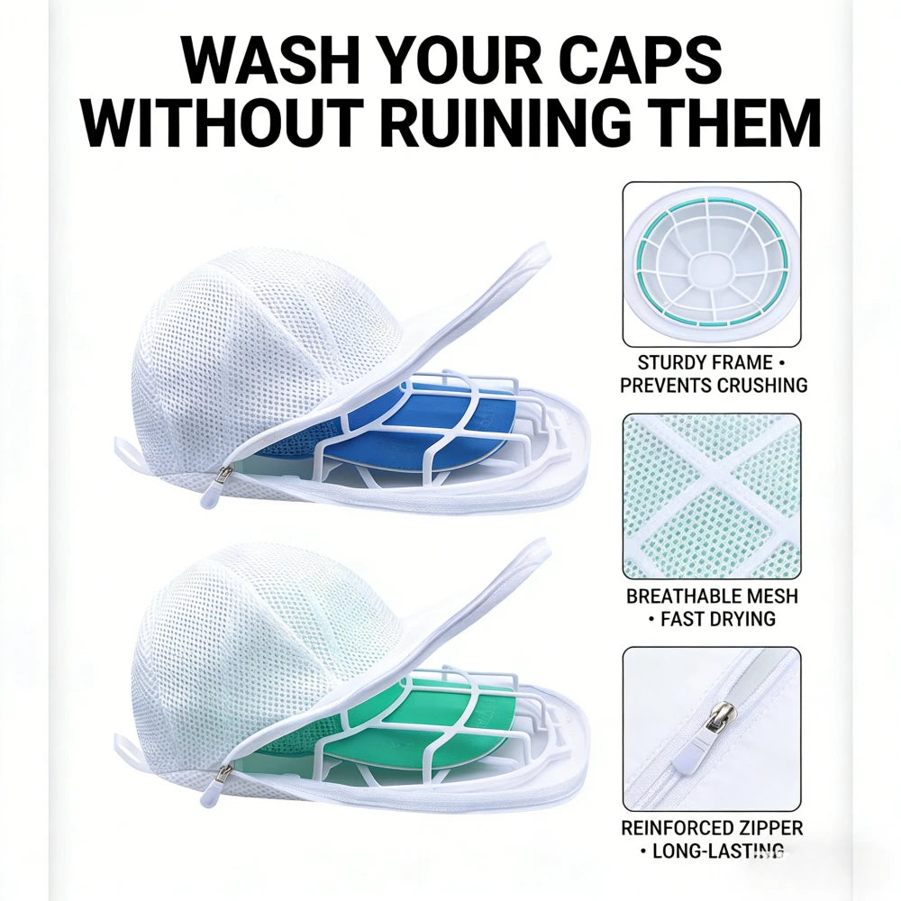 Baseball Cap Washer Frame – Dishwasher Safe Shape Keeper Cap Washer Frame Babs