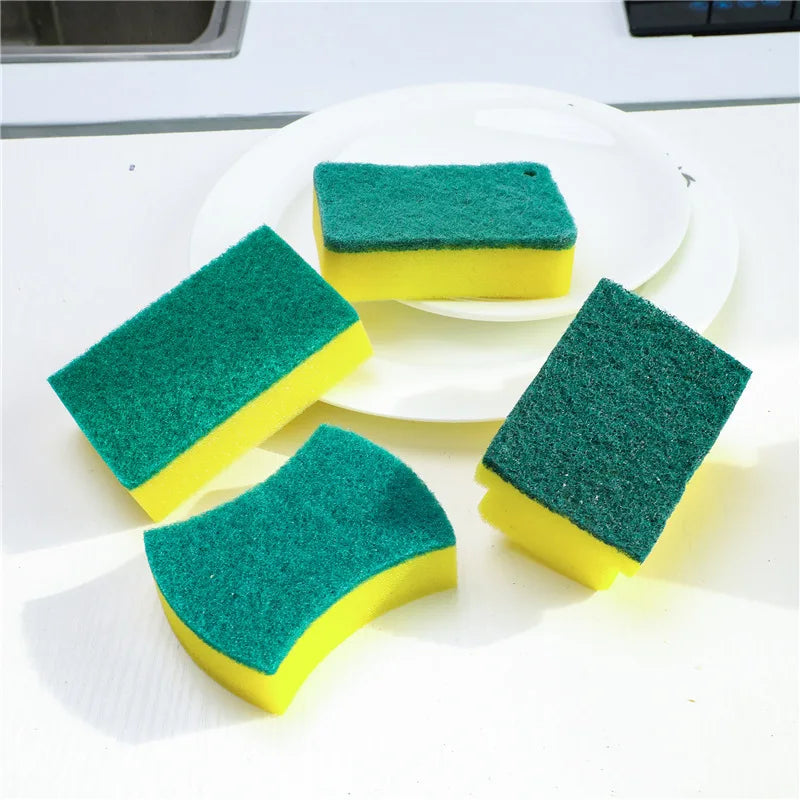 Dual-Sided High Density Kitchen Dish Scrub Sponge Block Kitchen Scrub Sponge Babs