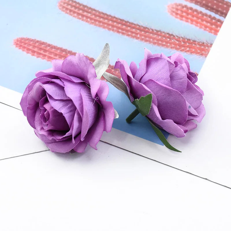 Velvet Silk Rose Heads 10/20 Pcs – Artificial Flowers for Weddings Artificial Silk Roses Babs color 9 10 Pieces