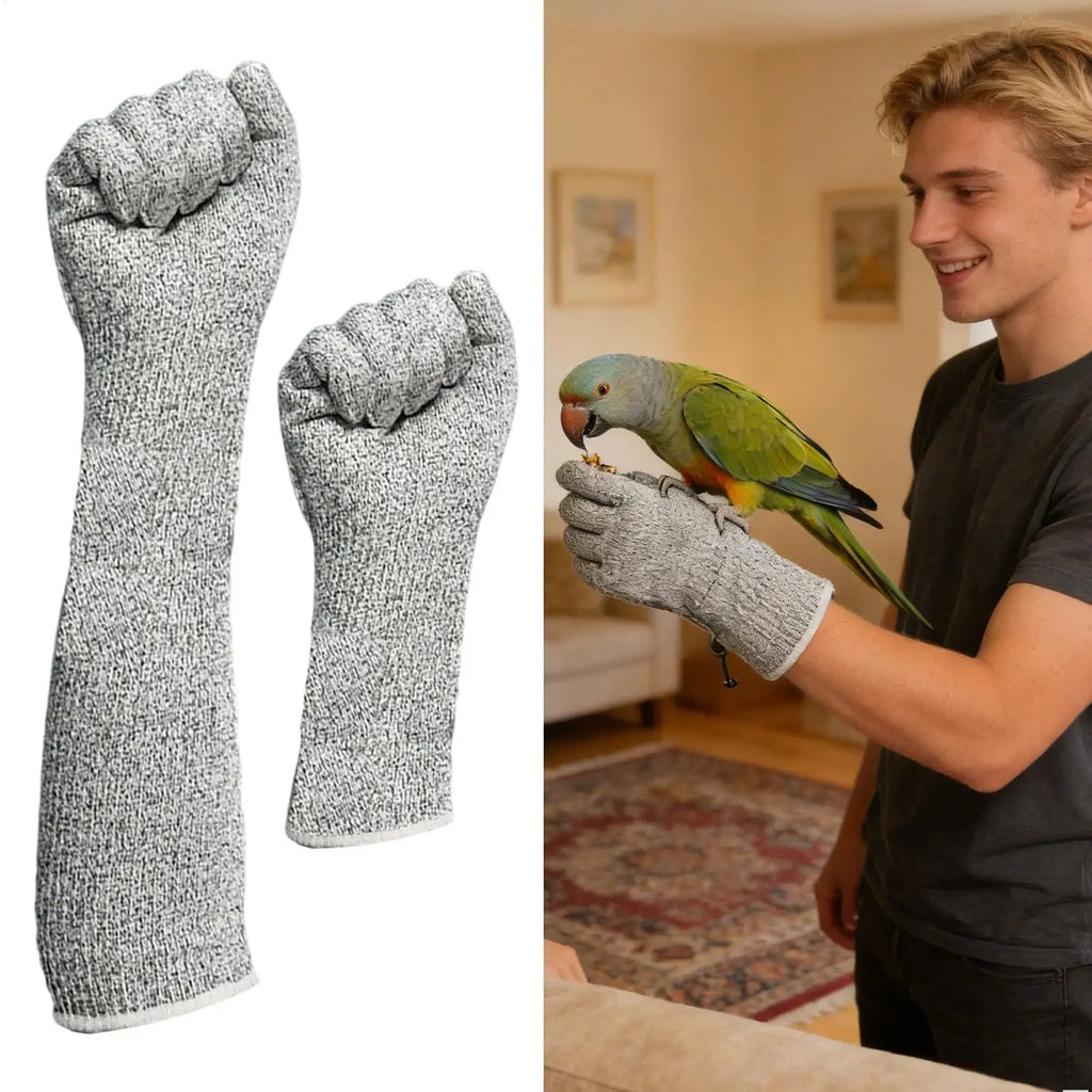 Cat Protection Gloves – Scratch & Bite Resistant Pet Grooming Pet Grooming Gloves Babs