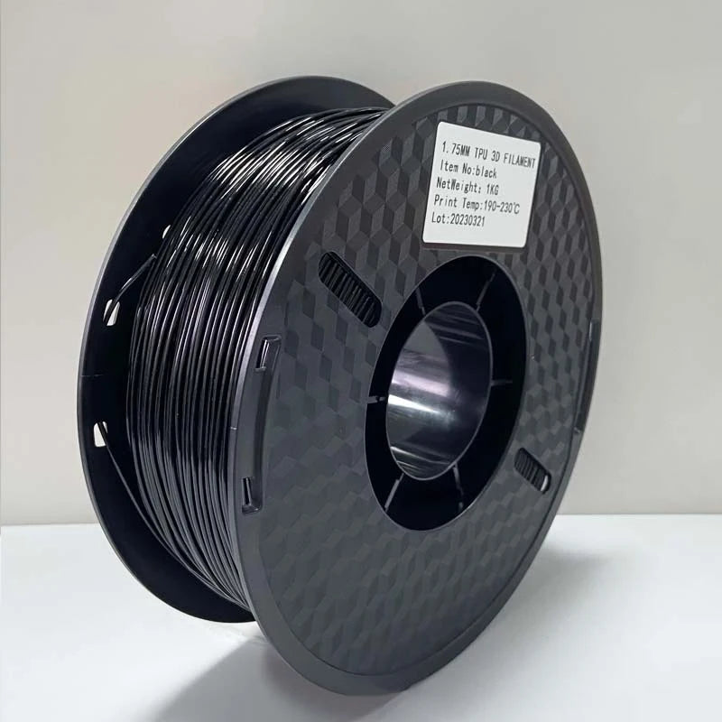 HUXUAN TPU 3D Printer Filament 1.75mm 1KG – Flexible Rubber 3D Printer Filament Babs