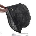 Breathable Loose Knit Cap – Lightweight Summer Headscarf Knit Summer Cap Babs black