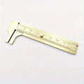 Mini Brass Vernier Caliper – Dual Scale Precision Measuring Tool Vernier Caliper Babs 1PC