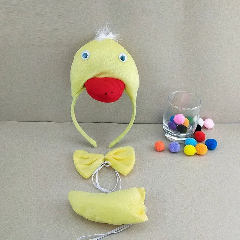 Animal Ear Headband Bow Tie Costume Set – Party & Cosplay Costume Accessory Set Babs 18