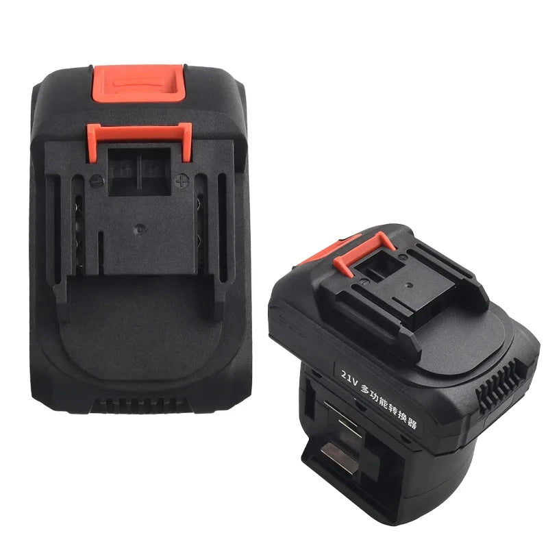 2-in-1 Dual-Slot Battery Adapter for Makita 18V Cordless Tools Battery Adapter Babs