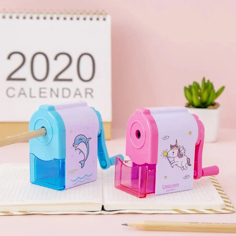 Unicorn Dolphin Mechanical Pencil Sharpener – Kids School Mechanical Pencil Sharpener Babs