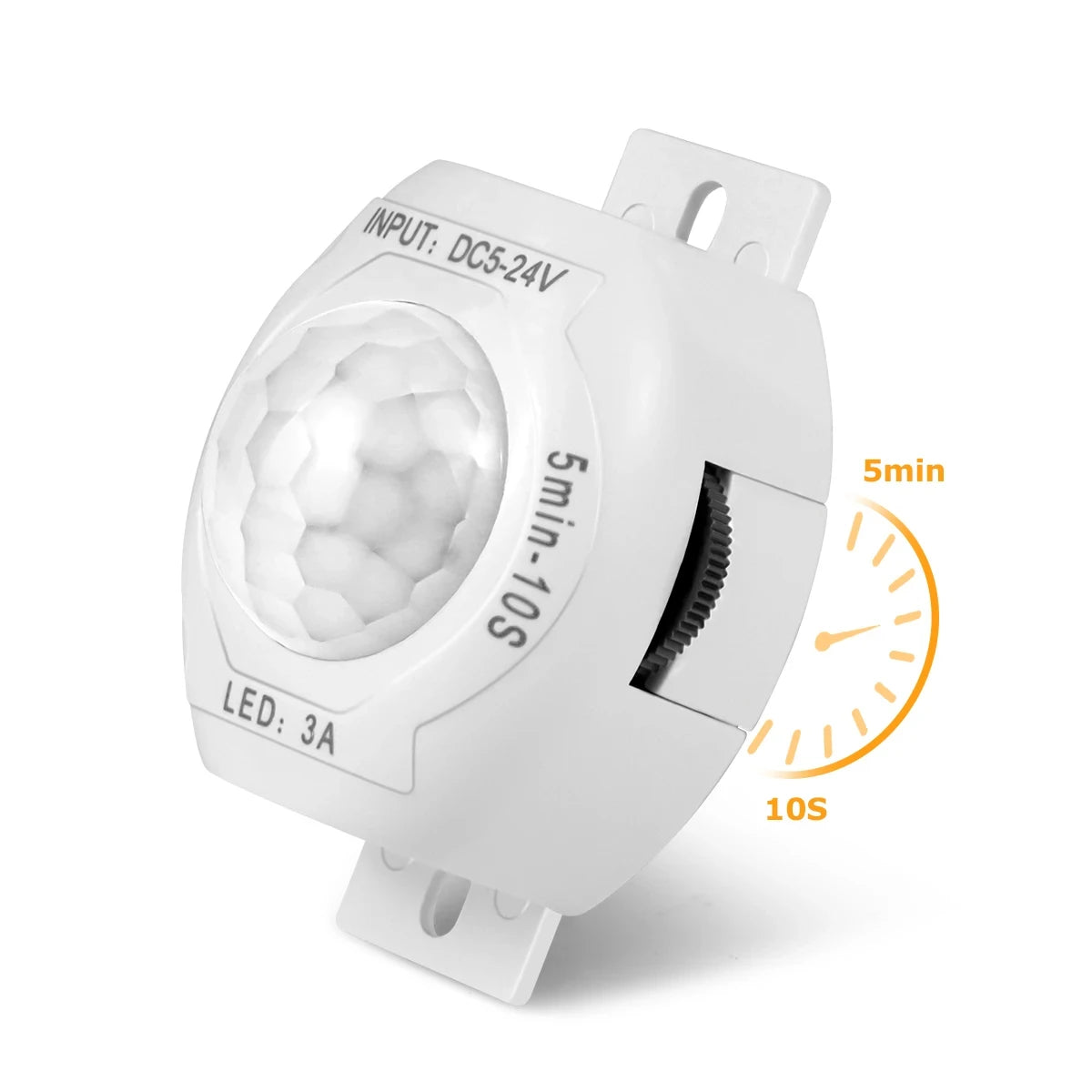 PIR Motion Sensor Switch DC 5V–24V 3A for LED Strip Lights Motion Sensor Switch Babs