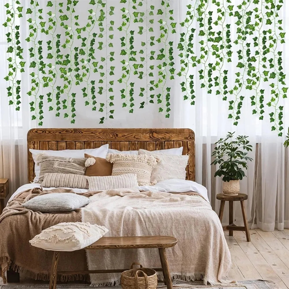 Artificial Ivy Garland Silk Leaf Vine – 2M to 10M | Home & Wedding Artificial Ivy Garland Babs