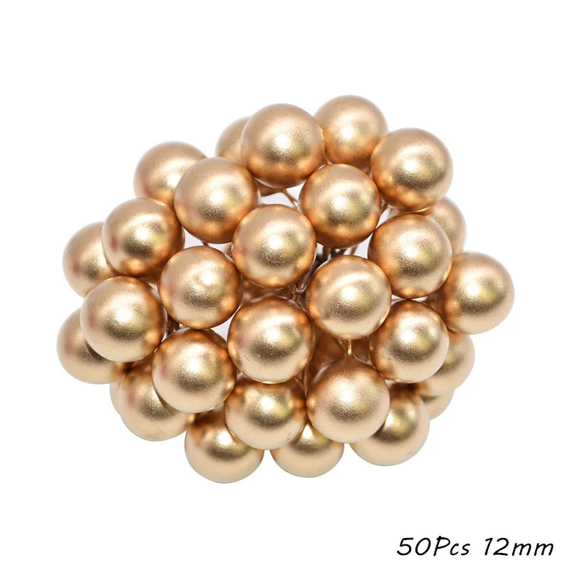 Gold Artificial Cherry Stamen Berries – Wedding & Xmas Décor Artificial Floral Decor Babs A