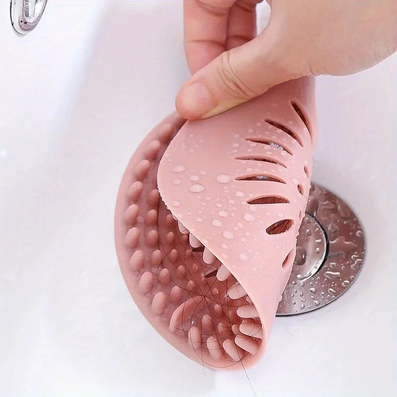 4-Pack Silicone Drain Hair Catcher Filter for Shower & Sink Drain Hair Catcher Babs