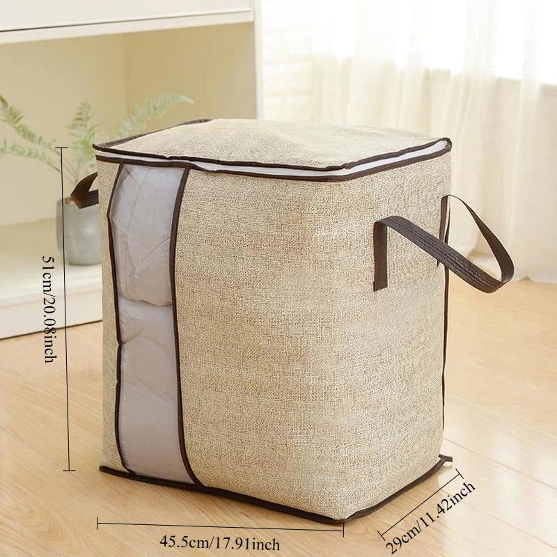 Non-Woven Portable Clothes Storage Bag | Folding Closet Organizer Clothes Storage Bag Babs