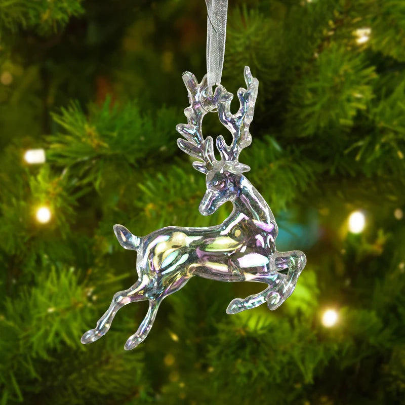 Acrylic Snowflake Christmas Ornaments – Transparent Pendants Christmas Tree Ornaments Babs I
