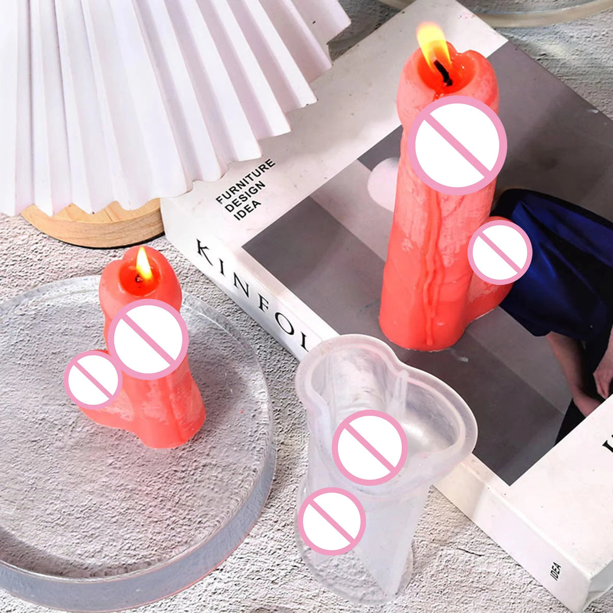 3D Novelty Silicone Candle & Soap Mold – Reusable Craft Mold Silicone Craft Mold Babs
