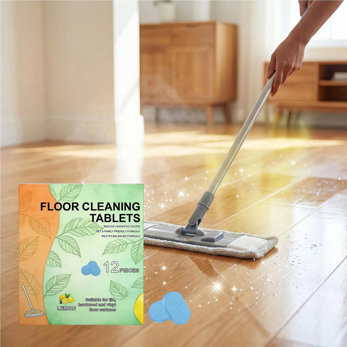 Floor Cleaning Tablets – Deep Clean, Deodorize, Multi-Surface Floor Cleaner Tablets Babs