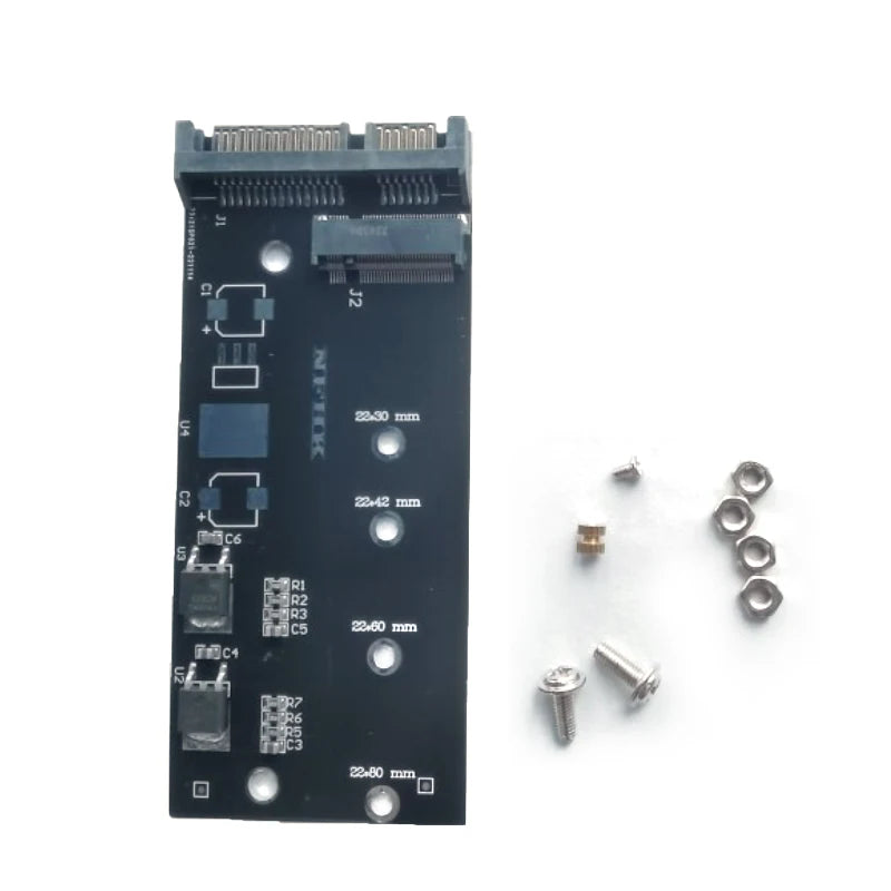 M.2 NGFF SSD to 2.5" SATA Adapter Riser Card | HUXUAN SSD Adapter Card Babs onesize