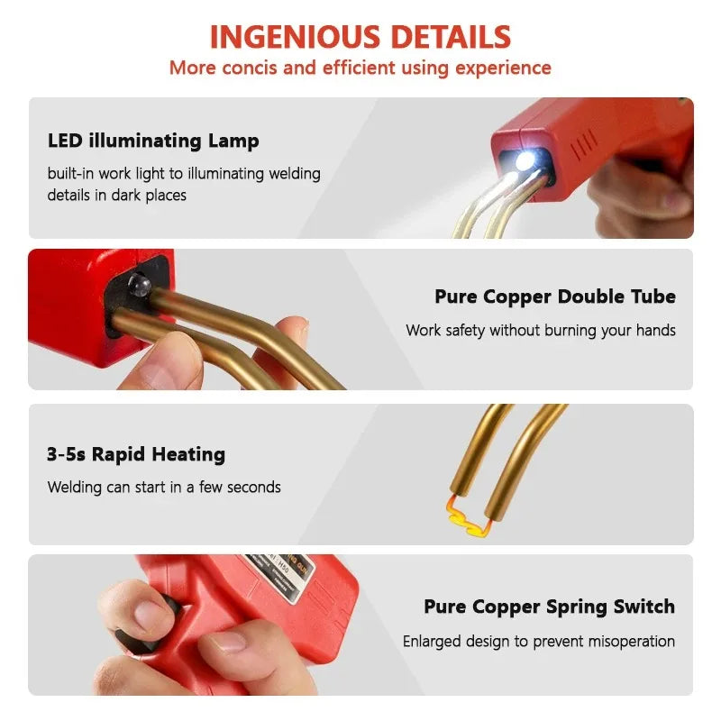 Plastic Welding Machine Set – Hot Stapler Car Bumper Repair Kit Plastic Welding Kit Babs