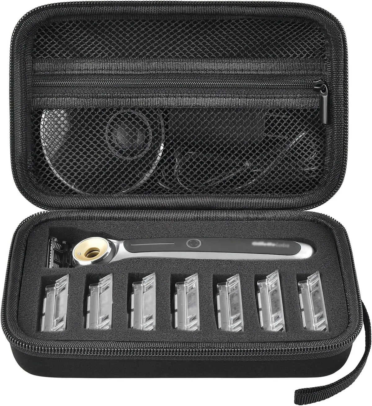 Paiyule Travel Case for Gillette Heated Razor & Blade Refills Razor Travel Case Babs black