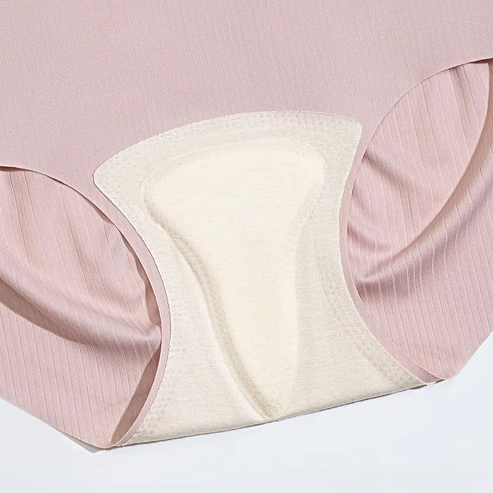 3-Pack Seamless Padded Camel Toe Proof Briefs for Gym & Yoga Padded Seamless Briefs Babs