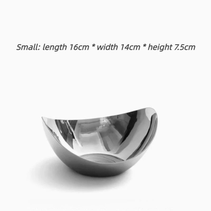 Nordic Stainless Steel Decorative Tray Set – Fruit & Storage Decorative Serving Tray Babs Small