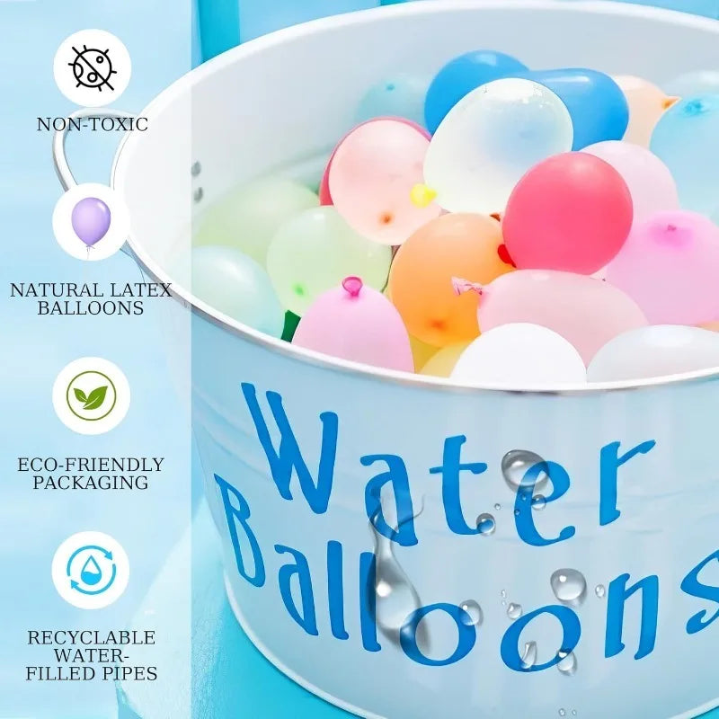 500pcs Latex Water Balloons for Party Games & Summer Fun Water Balloons Babs
