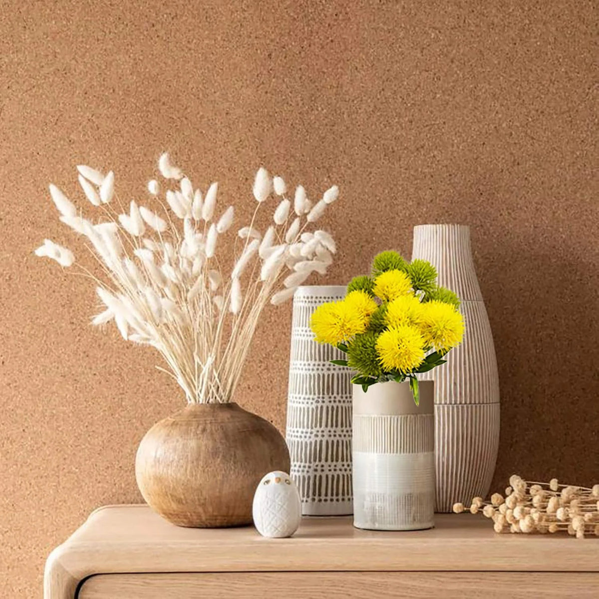 12 Pcs Artificial Dandelion Bouquets – Wedding & Home Decor Artificial Flower Bouquet Babs