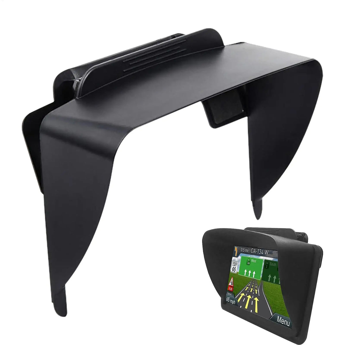 6/7 Inch GPS Navigator Sunshade – Universal Anti-Glare Car Visor GPS Navigator Sunshade Babs