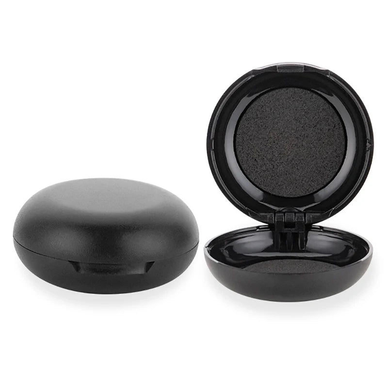 Mini Round Portable Earplug & Jewelry Storage Box – PP Plastic Mini Storage Box Babs Black