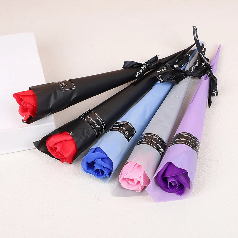 Soap Rose Artificial Flowers DIY Bouquet Gift Set (5–20 Pcs) Artificial Soap Roses Babs
