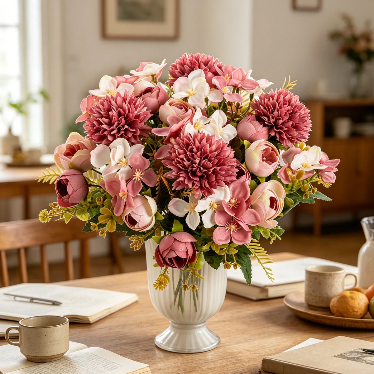 Artificial Hydrangea Silk Flowers – Wedding & Home Décor Artificial Silk Flowers Babs